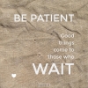 Productafbeelding Wenskaart Be patient