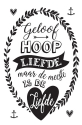 Productafbeelding Wenskaart Geloof, Hoop en Liefde