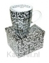 Productafbeelding Boxed mug damask Psalm 29:11