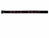 Productafbeelding Armband WWJD Zwart/Neon Pink