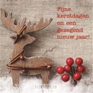 Productafbeelding Kerstkaart hert