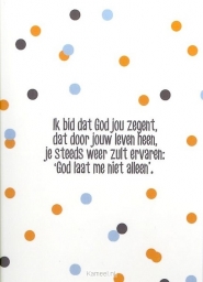 Productafbeelding Wenskaart Ik bid dat God jou zegent