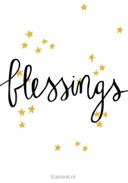 Productafbeelding Wenskaart Blessings