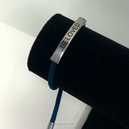 Productafbeelding Touwarmband beloved blauw